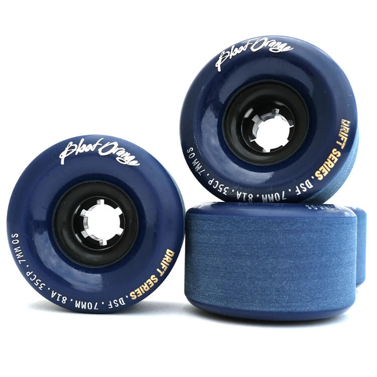 Blood Orange Drift 70mm Longboard Skateboard Wheel for Freeride Sliding & Downhill