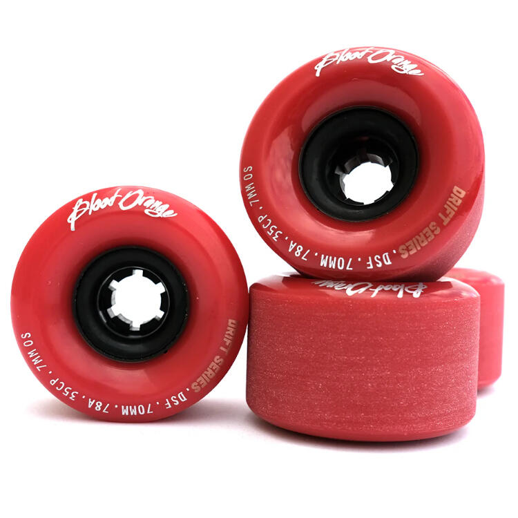 Blood Orange Drift 70mm Longboard Skateboard Wheel for Freeride Sliding & Downhill