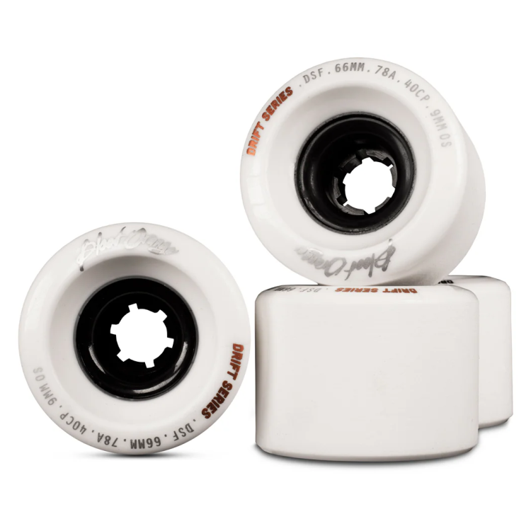 Blood Orange Drift 66mm Longboard Skateboard Wheel for Freeride Sliding & Downhill