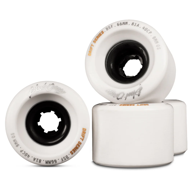 Blood Orange Drift 66mm Longboard Skateboard Wheel for Freeride Sliding & Downhill