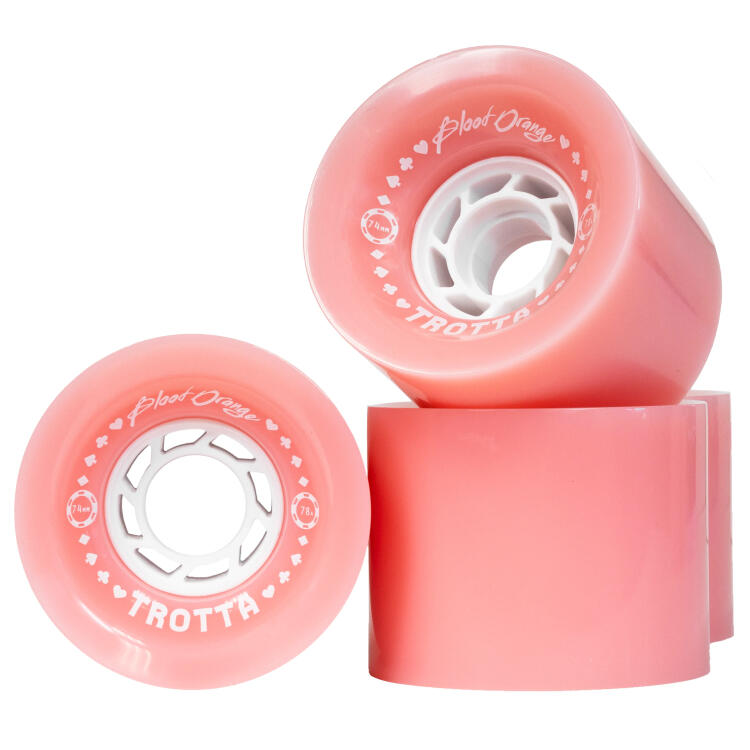 Blood Orange Cole Trotta 74mm Longboard Skateboard Wheel for Freeride Sliding & Downhill