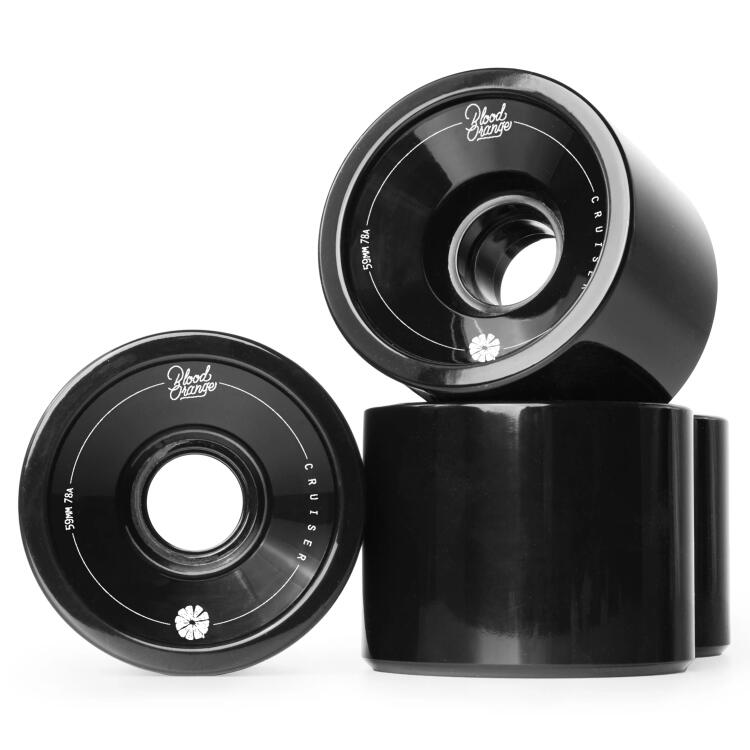 Blood Orange Cruiser 59mm Longboard Skateboard Wheel for Freeride Sliding & Downhill