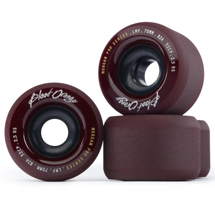 Blood Orange Morgan 70mm Longboard Skateboard Wheel for Freeride Sliding & Downhill