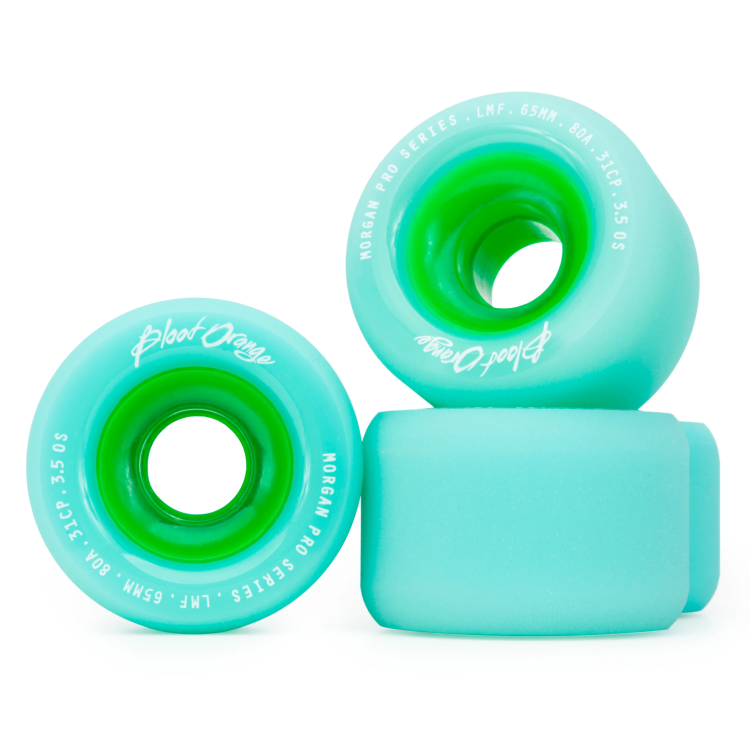 Blood Orange Morgan 65mm Longboard Skateboard Wheel for Freeride Sliding & Downhill