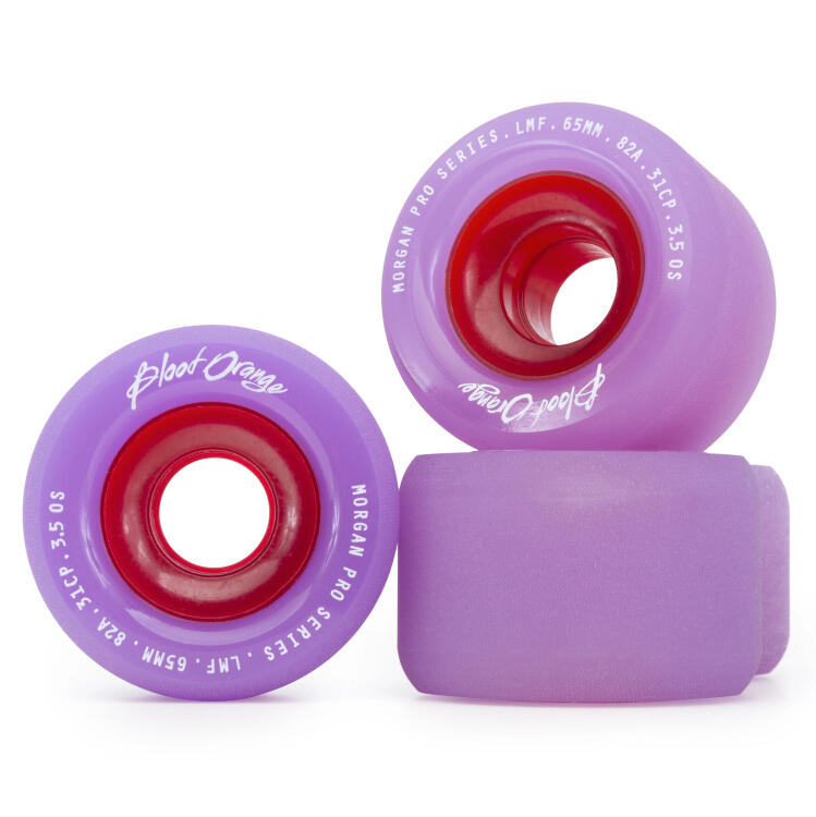 Blood Orange Morgan 65mm Longboard Skateboard Wheel for Freeride Sliding & Downhill