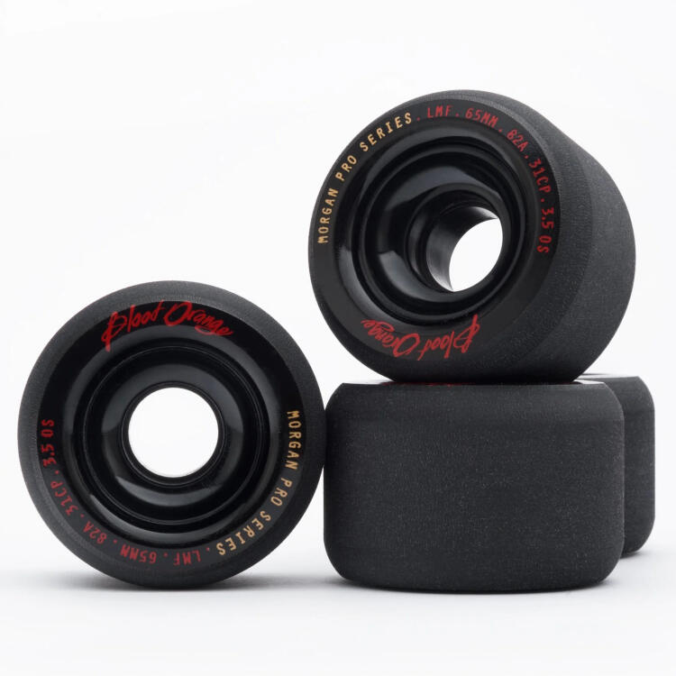 Blood Orange Morgan 65mm Longboard Skateboard Wheel for Freeride Sliding & Downhill