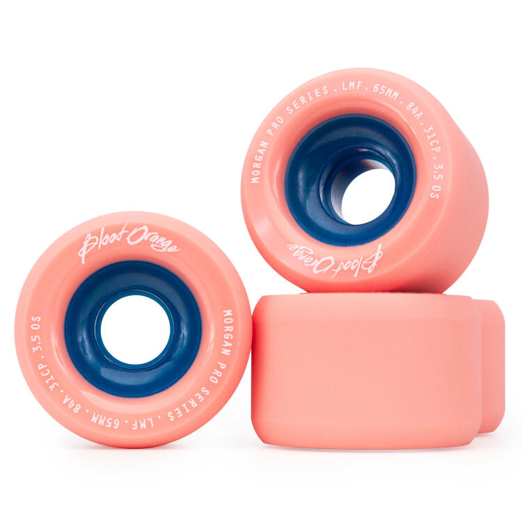 Blood Orange Morgan 65mm Longboard Skateboard Wheel for Freeride Sliding & Downhill