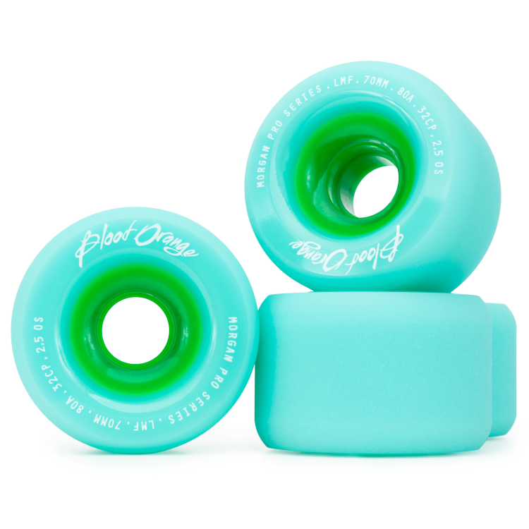 Blood Orange Morgan 70mm Longboard Skateboard Wheel for Freeride Sliding & Downhill