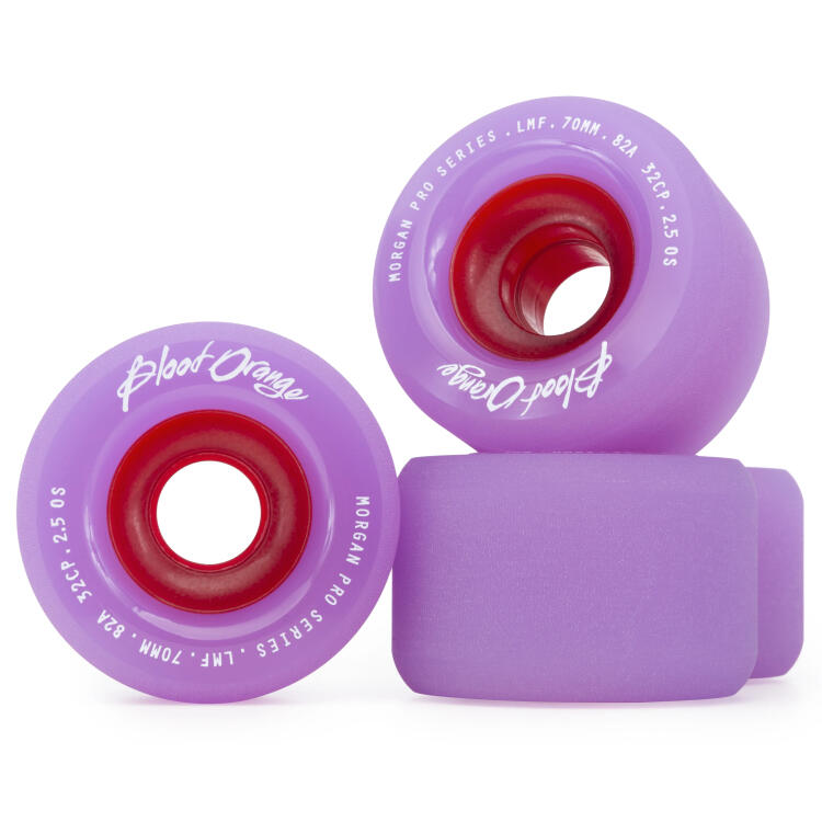Blood Orange Morgan 70mm Longboard Skateboard Wheel for Freeride Sliding & Downhill
