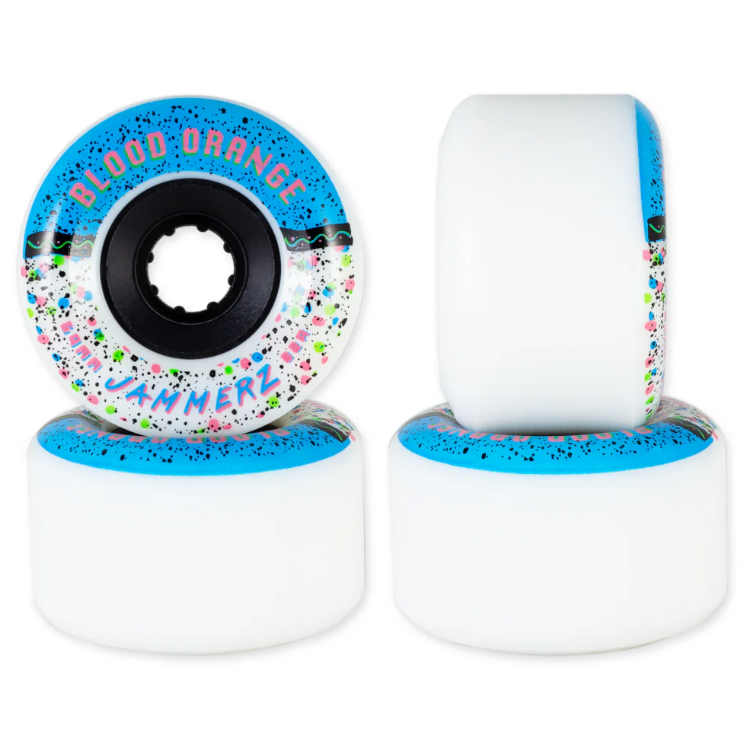 Blood Orange Jammerz 69mm Longboard Skateboard Wheel for Freeride Sliding & Downhill