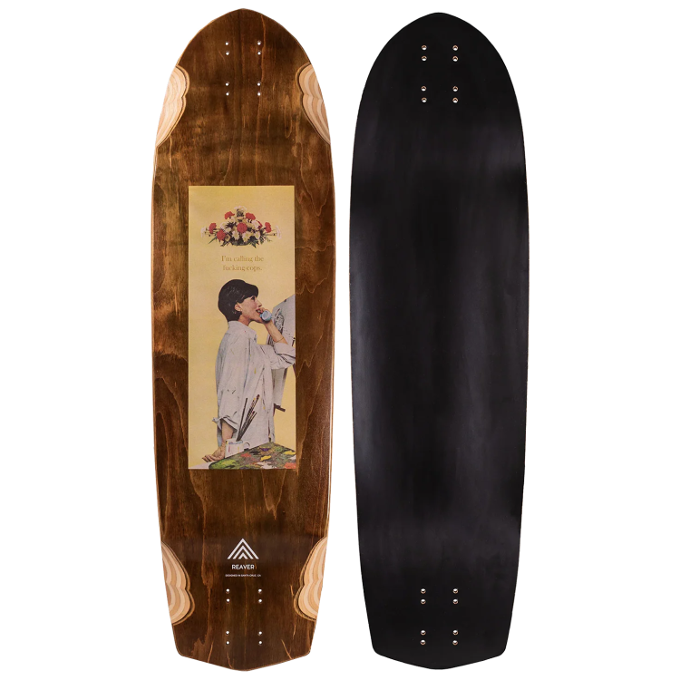 Prism Reaver Cop Caller Series Longboard Skateboard Deck - 34"