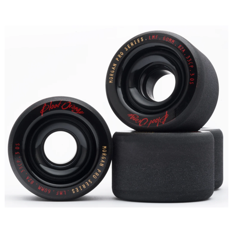 Blood Orange Morgan 60mm Longboard Skateboard Wheel for Freeride Sliding & Downhill