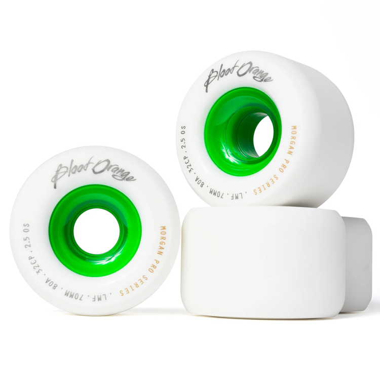 Blood Orange Morgan 70mm Longboard Skateboard Wheel for Freeride Sliding & Downhill