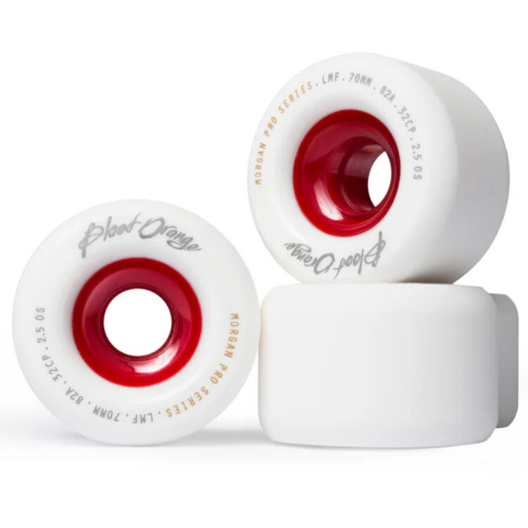 Blood Orange Morgan 70mm Longboard Skateboard Wheel for Freeride Sliding & Downhill